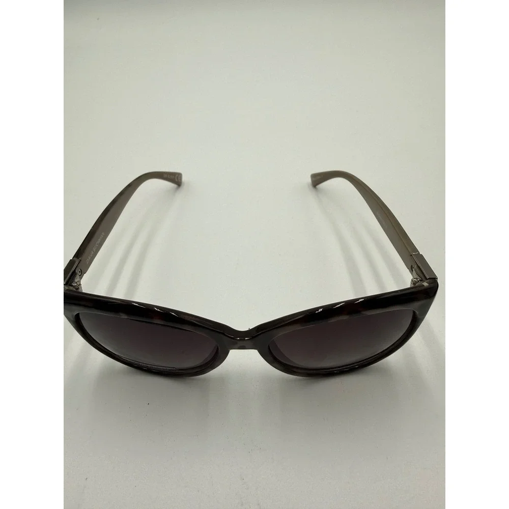 Dana Buchman Sunglasses Womens OS Olive Brown Excellent WDB61SG14 Cat Eye